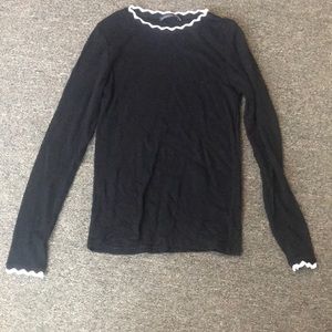 ZARA Scalloped Sweater